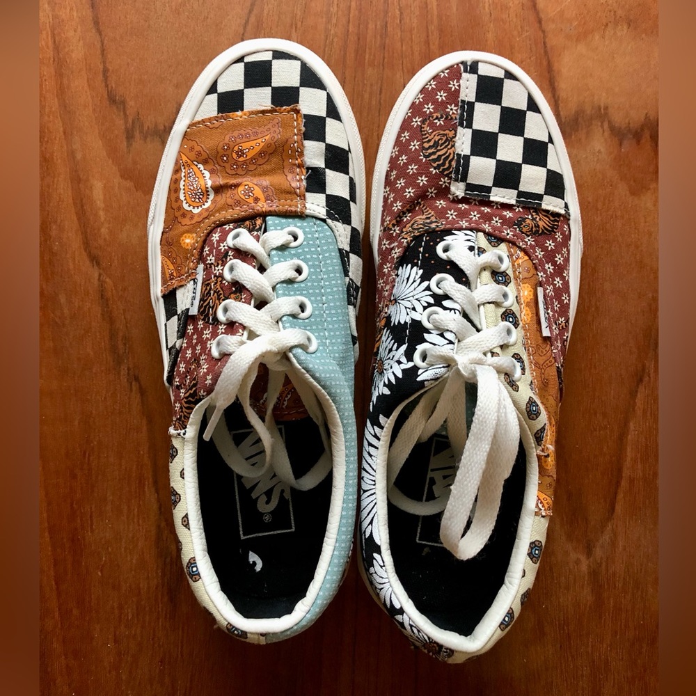 Vans Tiger Patchwork Era shoes, Women’s size 7.5